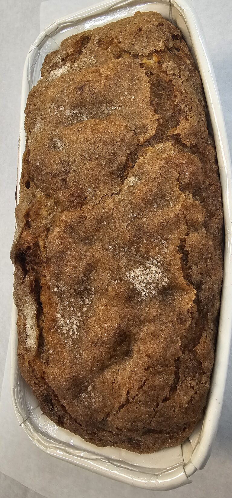 GF/EF/DF GED Banana Bread Loaf from Cinnamon Twist Bakery &mdash; gluten-free, egg-free, dairy-free banana loaf